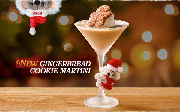 'New gingerbread  cookie martini