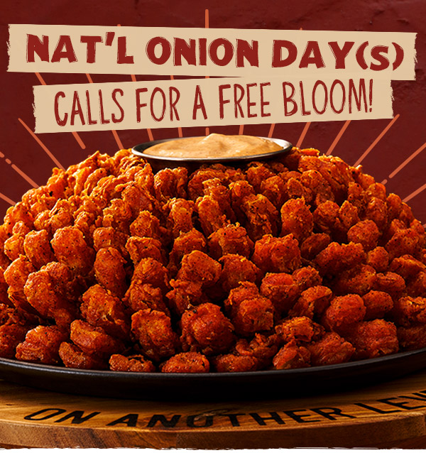 Nat'l Onion Day(s) Calls For A Free Bloom!